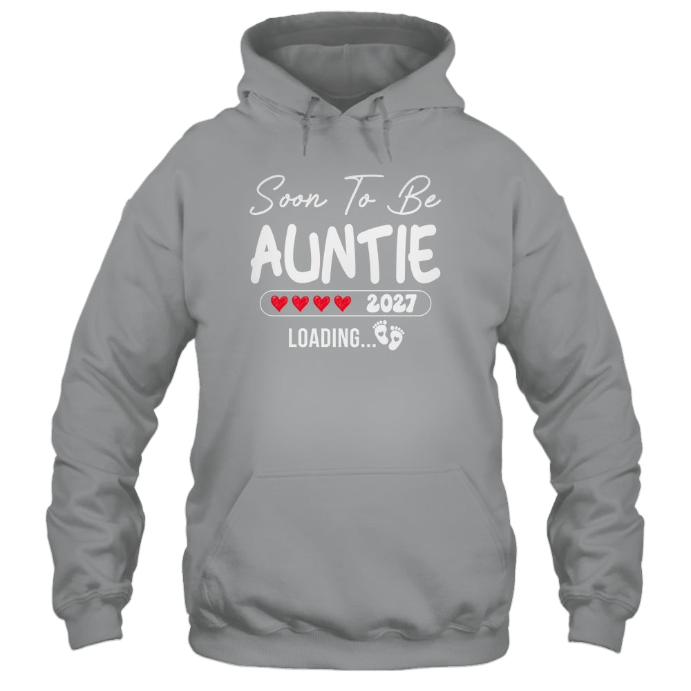 Soon To Be Auntie 2027 Loading Promoted To Auntie Est 2027 Shirt & Tank Top | siriusteestore