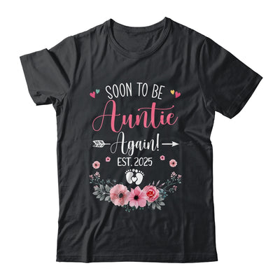 Soon To Be Auntie Again Est 2025 Mothers Day Shirt & Tank Top | siriusteestore