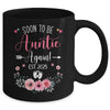 Soon To Be Auntie Again Est 2025 Mothers Day Mug | siriusteestore