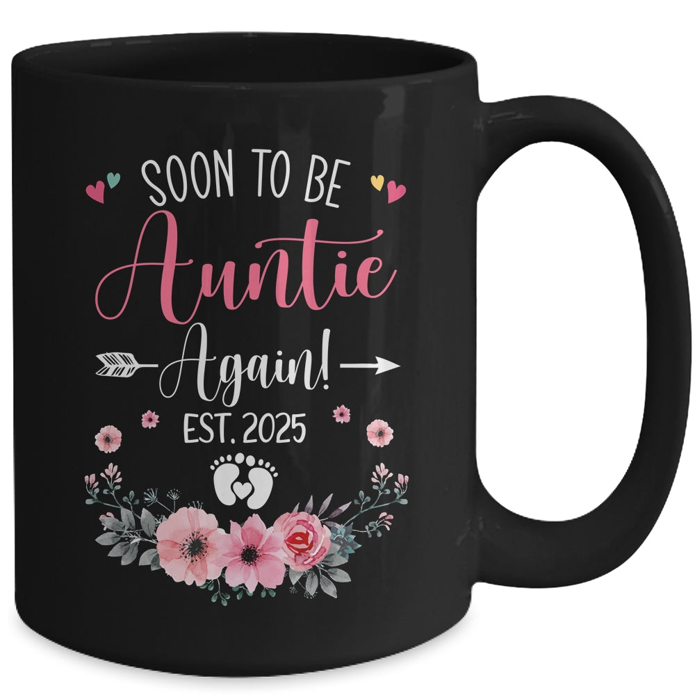 Soon To Be Auntie Again Est 2025 Mothers Day Mug | siriusteestore