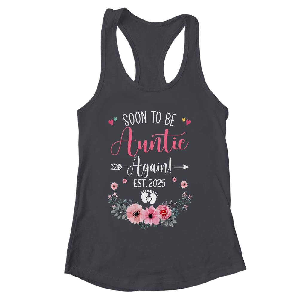 Soon To Be Auntie Again Est 2025 Mothers Day Shirt & Tank Top | siriusteestore