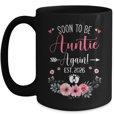 Soon To Be Auntie Again Est 2026 Mothers Day Mug | siriusteestore