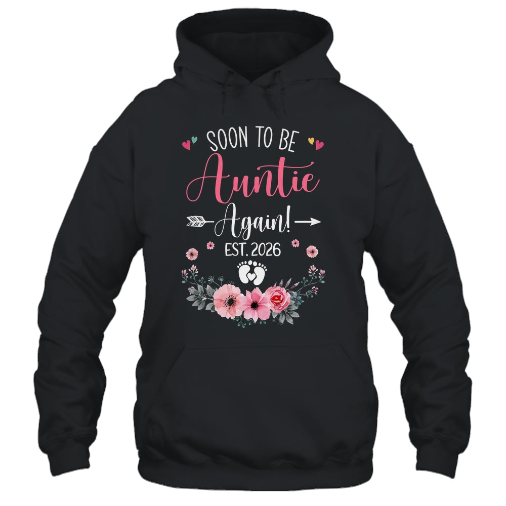 Soon To Be Auntie Again Est 2026 Mothers Day Shirt & Tank Top | siriusteestore