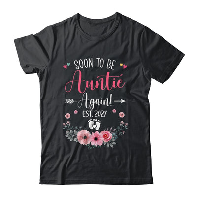 Soon To Be Auntie Again Est 2027 Mothers Day Shirt & Tank Top | siriusteestore