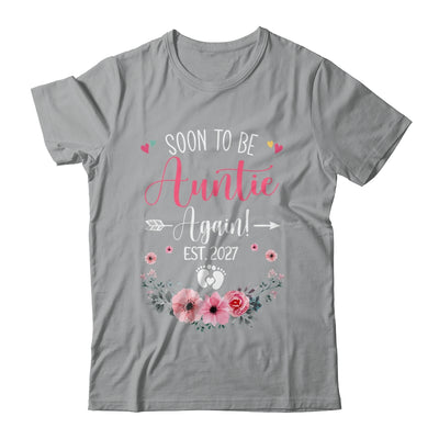 Soon To Be Auntie Again Est 2027 Mothers Day Shirt & Tank Top | siriusteestore
