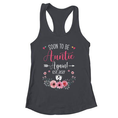 Soon To Be Auntie Again Est 2027 Mothers Day Shirt & Tank Top | siriusteestore