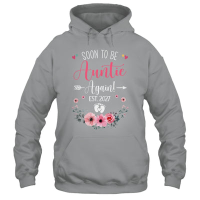 Soon To Be Auntie Again Est 2027 Mothers Day Shirt & Tank Top | siriusteestore