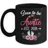 Soon To Be Auntie Est 2026 Mothers Day First Time Auntie Mug | siriusteestore