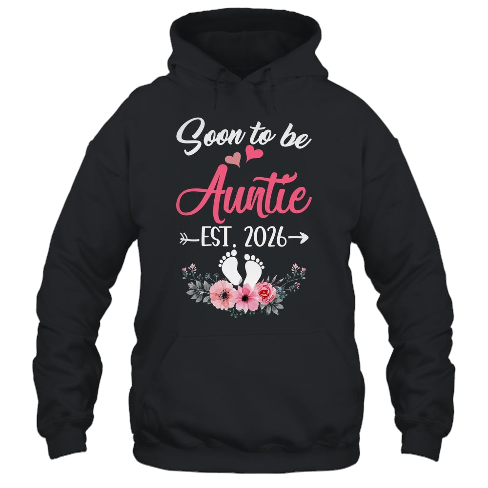 Soon To Be Auntie Est 2026 Mothers Day First Time Auntie Shirt & Tank Top | siriusteestore