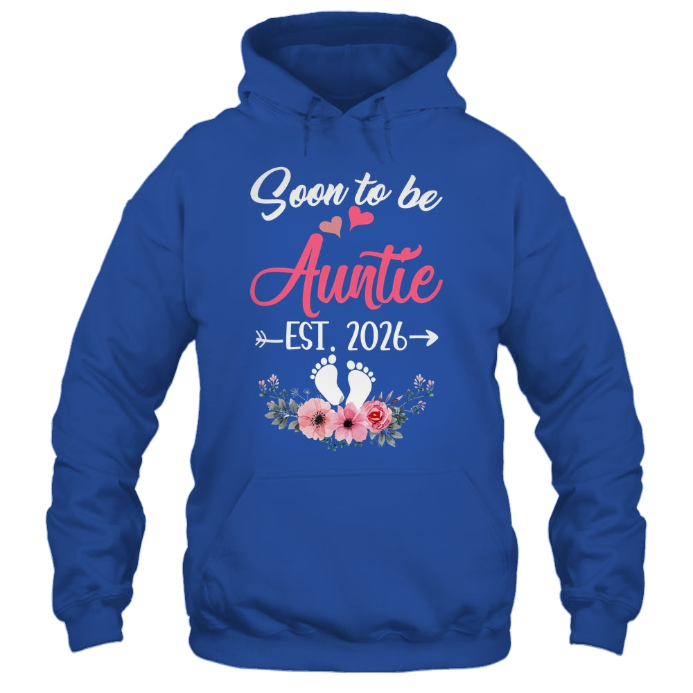 Soon To Be Auntie Est 2026 Mothers Day First Time Auntie Shirt & Tank Top | siriusteestore