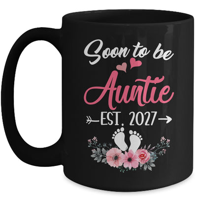 Soon To Be Auntie Est 2027 Mothers Day First Time Auntie Mug | siriusteestore
