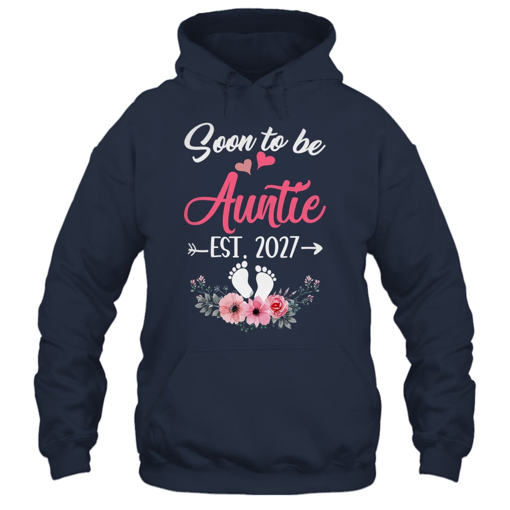 Soon To Be Auntie Est 2027 Mothers Day First Time Auntie Shirt & Tank Top | siriusteestore