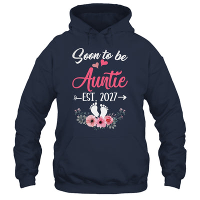 Soon To Be Auntie Est 2027 Mothers Day First Time Auntie Shirt & Tank Top | siriusteestore
