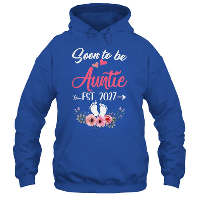 Soon To Be Auntie Est 2027 Mothers Day First Time Auntie Shirt & Tank Top | siriusteestore