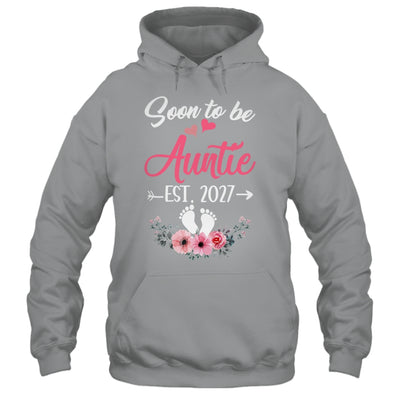 Soon To Be Auntie Est 2027 Mothers Day First Time Auntie Shirt & Tank Top | siriusteestore