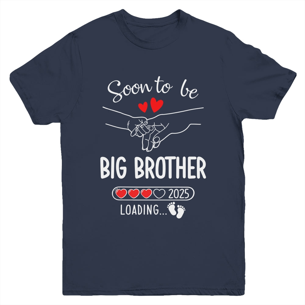 Soon To Be Big Brother 2025 Loading Pregnancy Announcement Brother Youth Shirt | siriusteestore