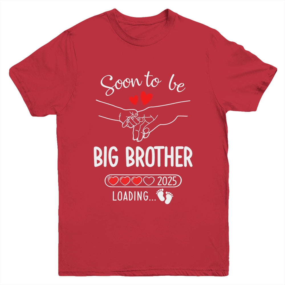 Soon To Be Big Brother 2025 Loading Pregnancy Announcement Brother Youth Shirt | siriusteestore