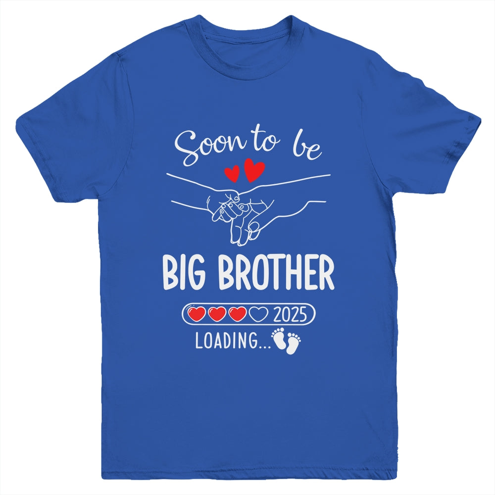 Soon To Be Big Brother 2025 Loading Pregnancy Announcement Brother Youth Shirt | siriusteestore