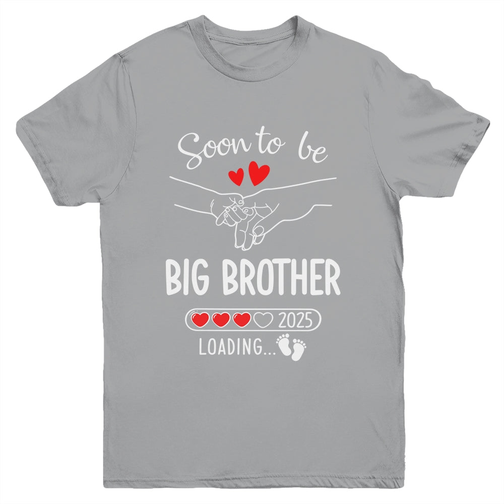 Soon To Be Big Brother 2025 Loading Pregnancy Announcement Brother Youth Shirt | siriusteestore