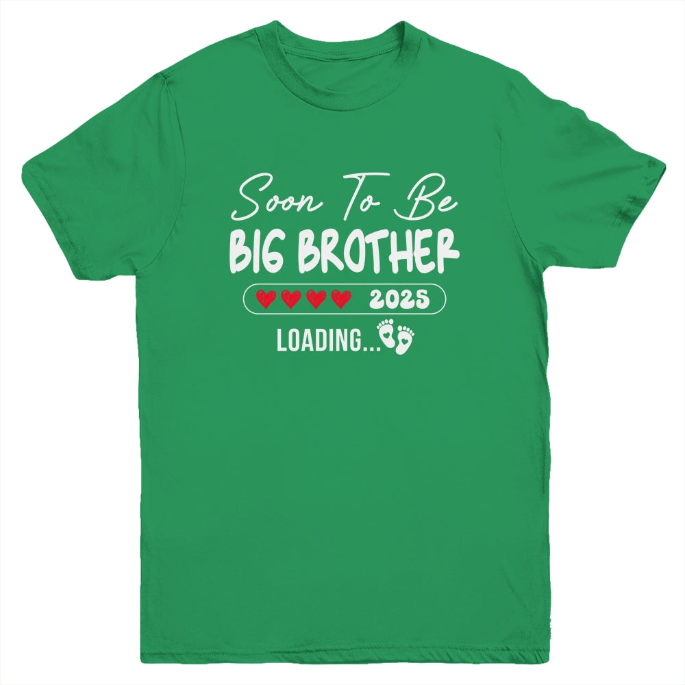 Soon To Be Big Brother 2025 Loading Promoted To Brother Est 2025 Youth Shirt | siriusteestore