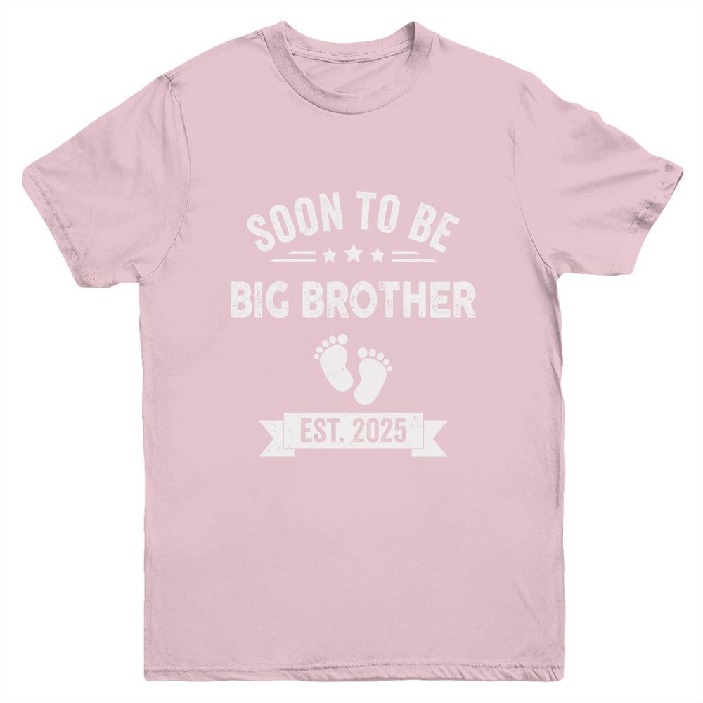Soon To Be Big Brother 2025 New First Time Brother Youth Shirt | siriusteestore