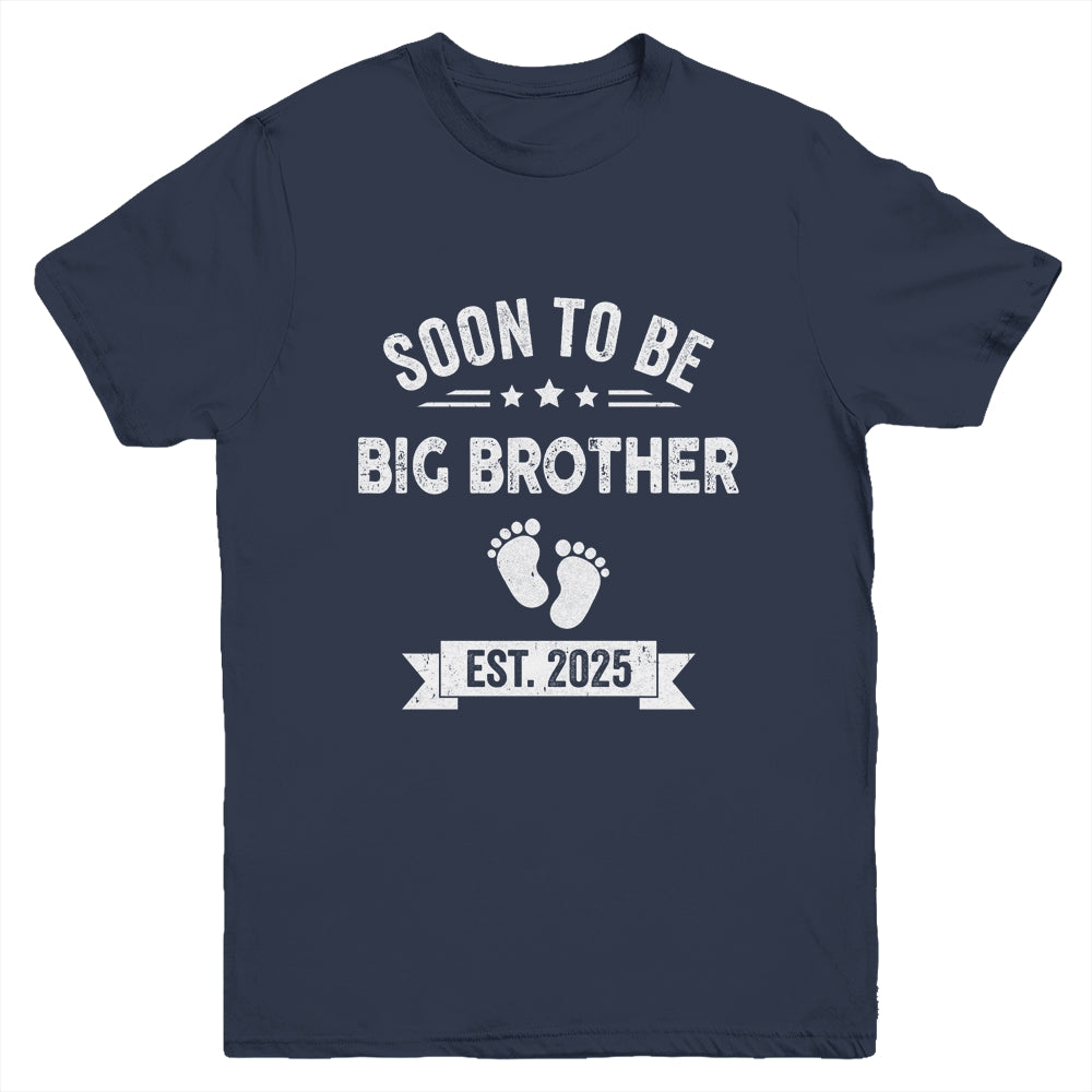 Soon To Be Big Brother 2025 New First Time Brother Youth Shirt | siriusteestore