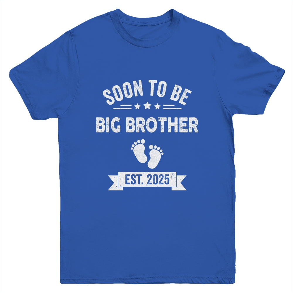 Soon To Be Big Brother 2025 New First Time Brother Youth Shirt | siriusteestore