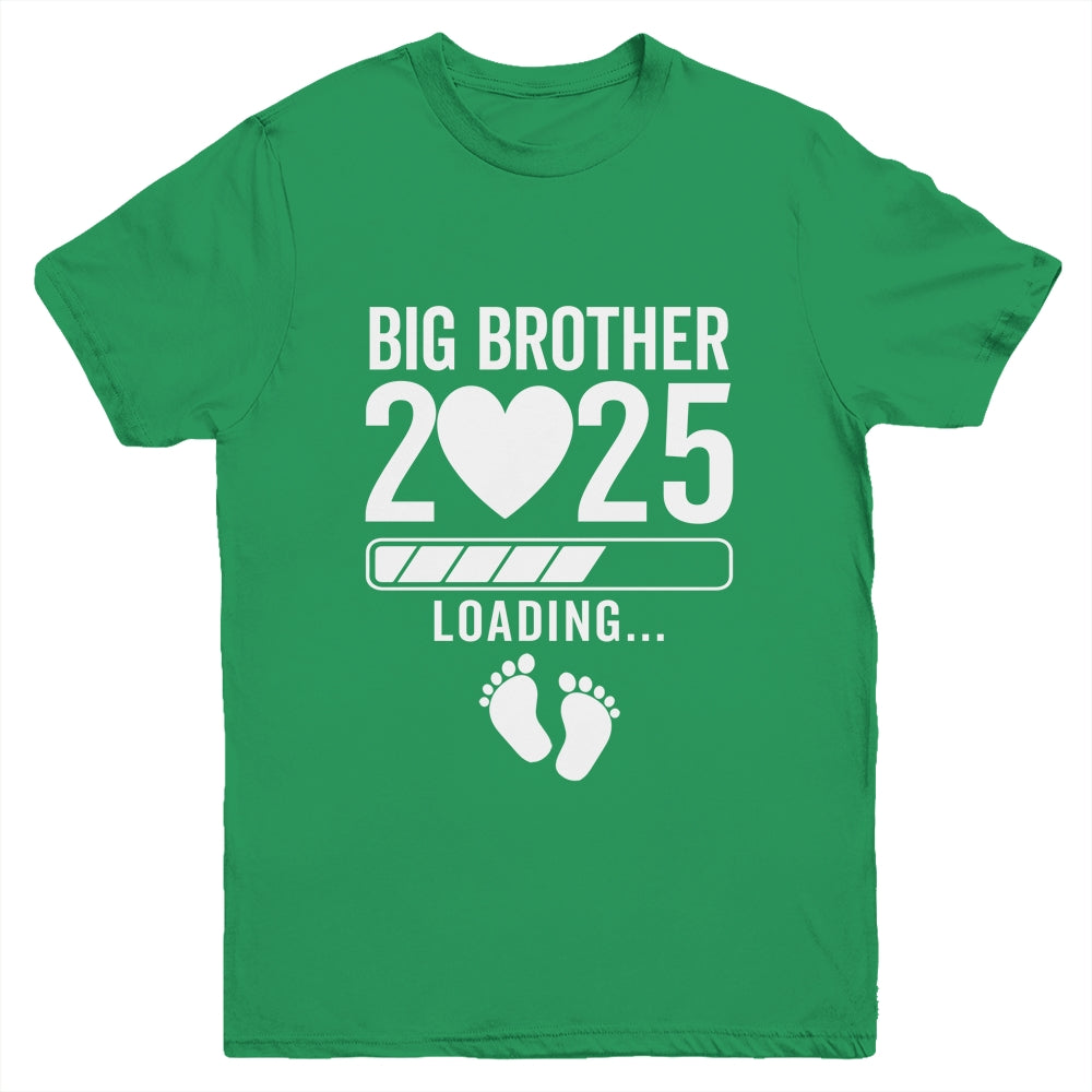 Soon To Be Big Brother 2025 Pregnancy Announcement Loading Youth Shirt | siriusteestore