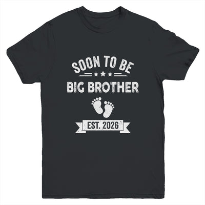 Soon To Be Big Brother 2026 New First Time Brother Youth Shirt | siriusteestore