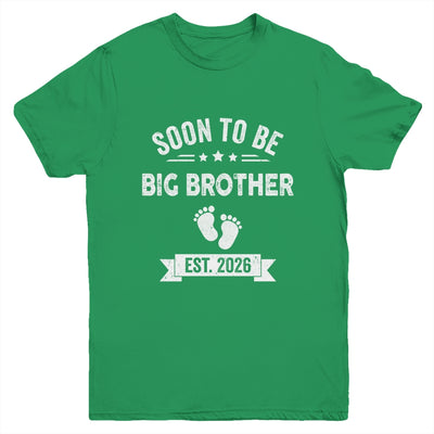 Soon To Be Big Brother 2026 New First Time Brother Youth Shirt | siriusteestore