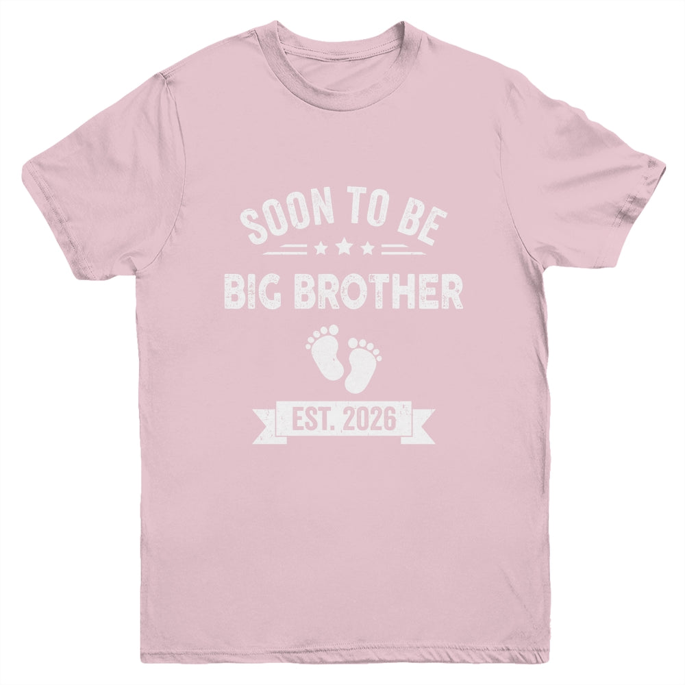 Soon To Be Big Brother 2026 New First Time Brother Youth Shirt | siriusteestore