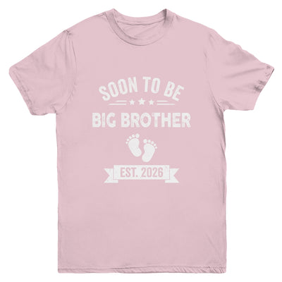 Soon To Be Big Brother 2026 New First Time Brother Youth Shirt | siriusteestore