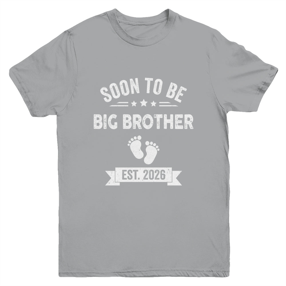Soon To Be Big Brother 2026 New First Time Brother Youth Shirt | siriusteestore