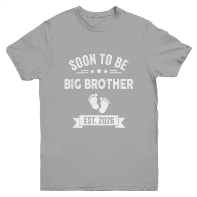 Soon To Be Big Brother 2026 New First Time Brother Youth Shirt | siriusteestore