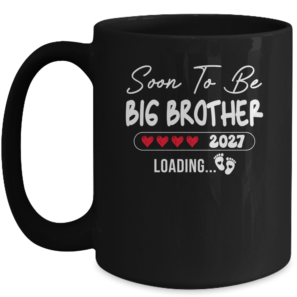 Soon To Be Big Brother 2027 Loading Promoted To Brother Est 2027 Mug | siriusteestore