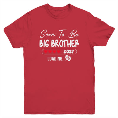 Soon To Be Big Brother 2027 Loading Promoted To Brother Est 2027 Youth Shirt | siriusteestore