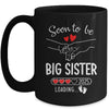 Soon To Be Big Sister 2025 Loading Pregnancy Announcement Sister Mug | siriusteestore