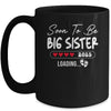 Soon To Be Big Sister 2025 Loading Promoted To Sister Est 2025 Mug | siriusteestore