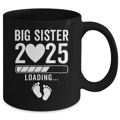 Soon To Be Big Sister 2025 Pregnancy Announcement Loading Mug | siriusteestore