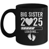 Soon To Be Big Sister 2025 Pregnancy Announcement Loading Mug | siriusteestore