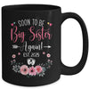 Soon To Be Big Sister Again Est 2025 New Sister Mug | siriusteestore
