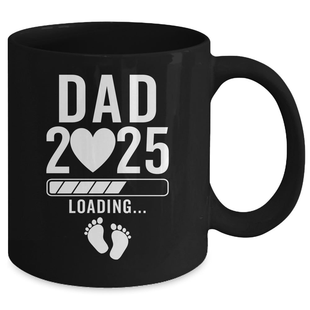 Soon To Be Dad 2025 Pregnancy Announcement Loading Mug | siriusteestore