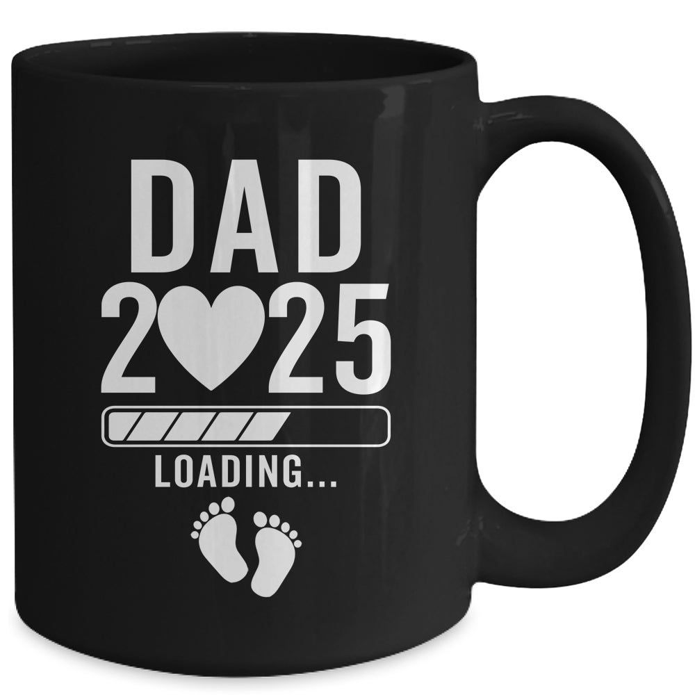 Soon To Be Dad 2025 Pregnancy Announcement Loading Mug | siriusteestore