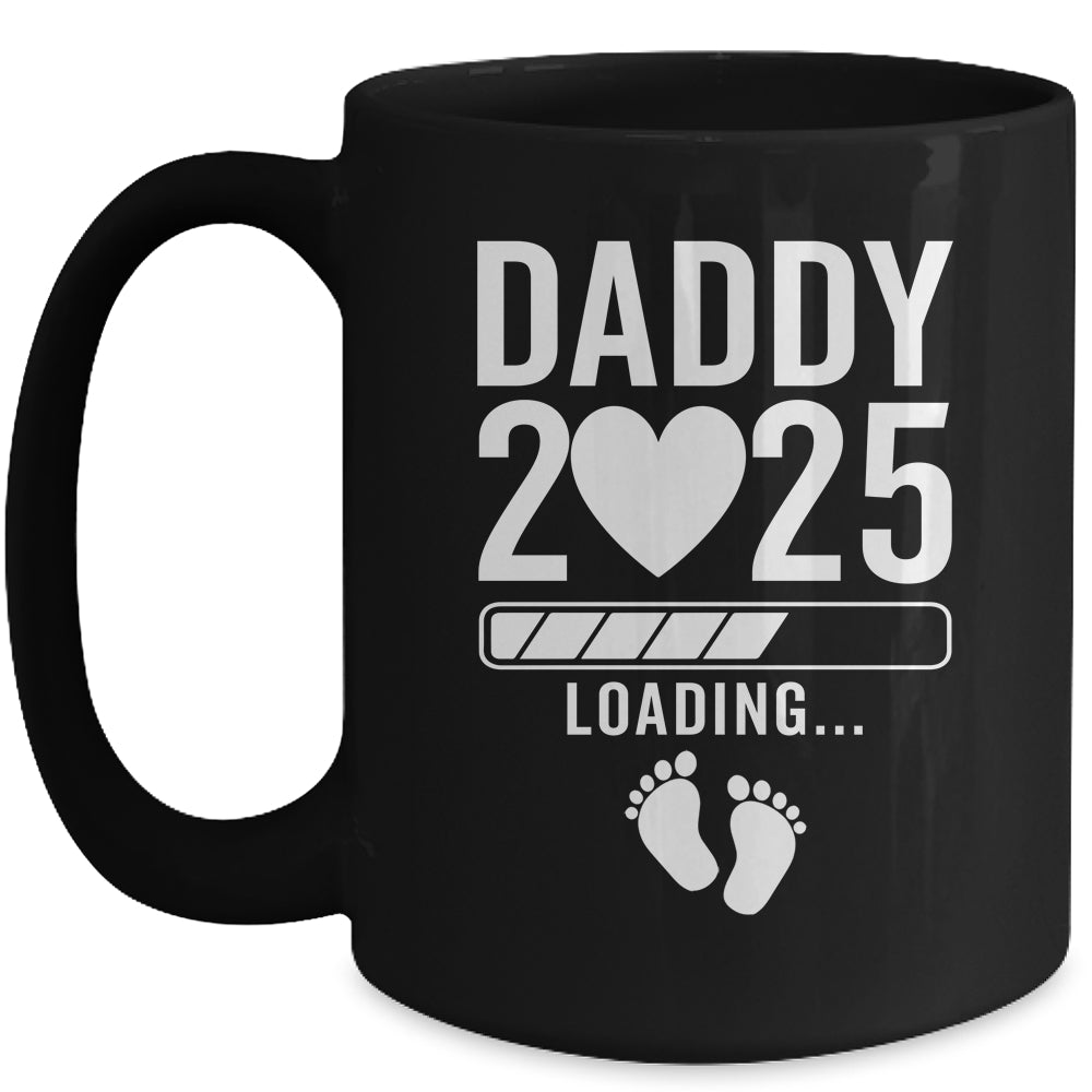 Soon To Be Daddy 2025 Pregnancy Announcement Loading Mug | siriusteestore