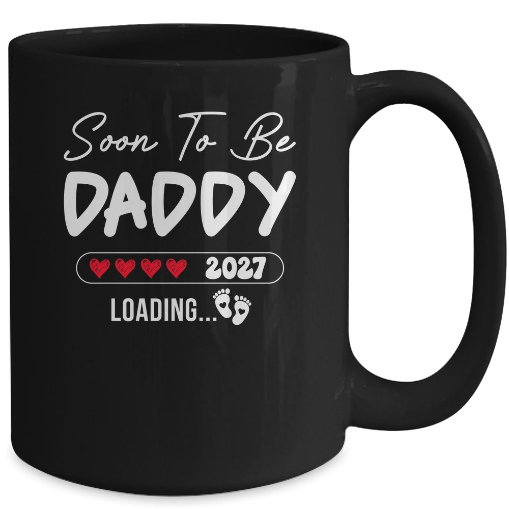 Soon To Be Daddy 2027 Loading Promoted To Daddy Est 2027 Mug | siriusteestore