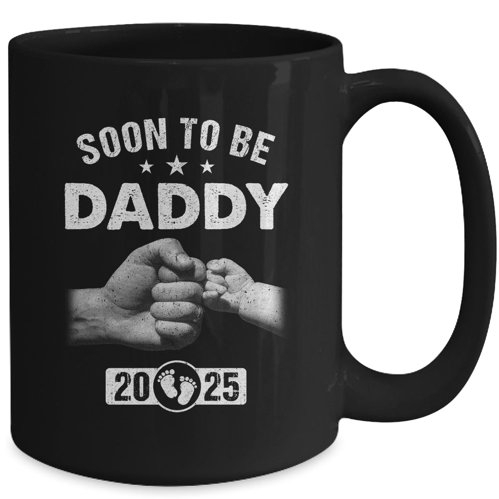 Soon To Be Daddy Est 2025 Fathers Day First Time New Dad Mug | siriusteestore