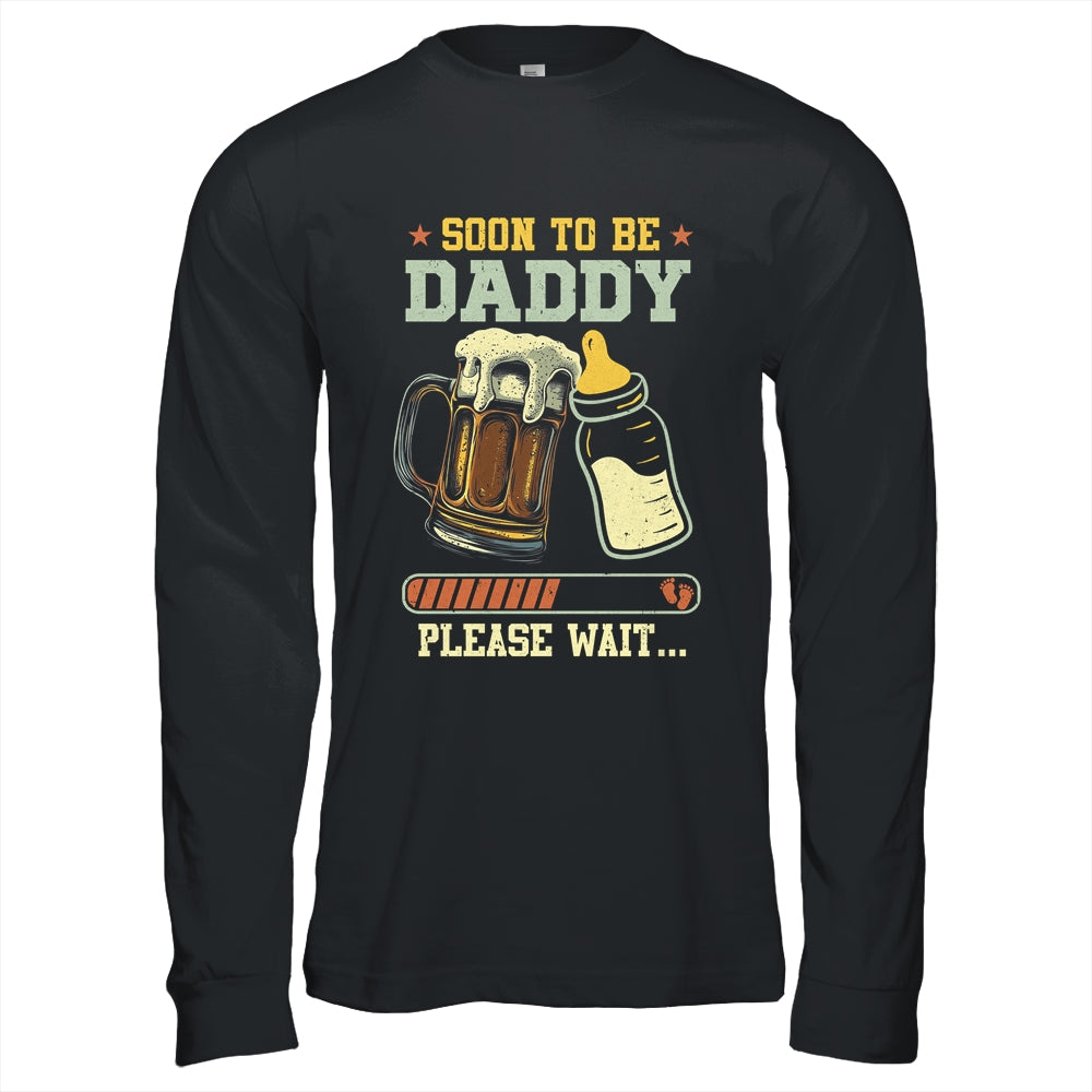 Soon To Be Daddy Est 2025 Pregnancy Announcement Loading Shirt & Hoodie | siriusteestore