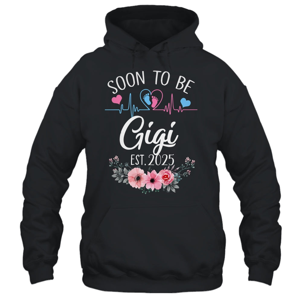 Soon To Be Gigi 2025 First Time Pregnancy Announcement Shirt & Tank Top | siriusteestore