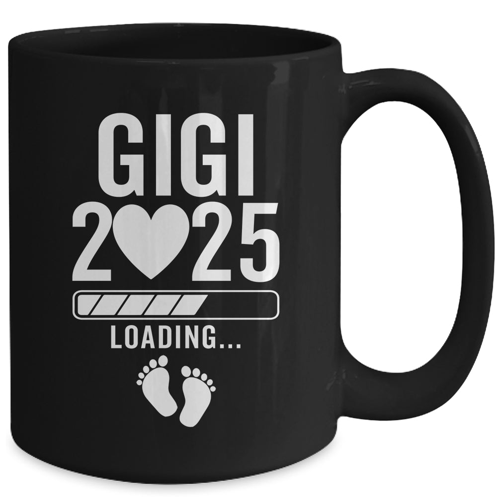 Soon To Be Gigi 2025 Pregnancy Announcement Loading Mug | siriusteestore