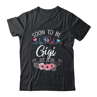 Soon To Be Gigi 2026 First Time Pregnancy Announcement Shirt & Tank Top | siriusteestore